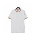 Burberry T-Shirt Without Collar 'White & Beige'