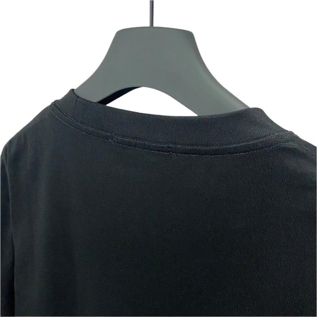 Balenciaga Black T-Shirt Without Collar