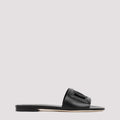 DOLCE & GABBANA Men's Leather Flat Slide Sandals