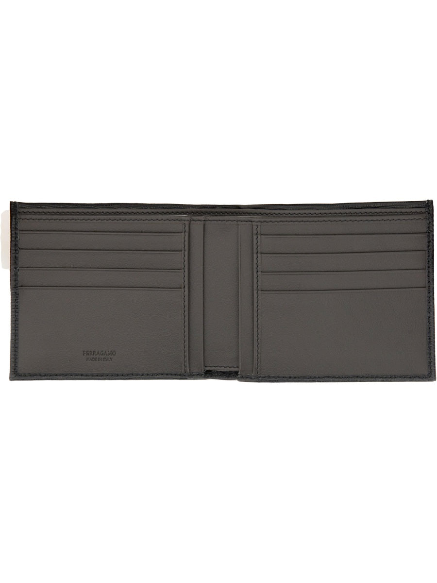 Ferragamo Men's 100% Leather Mini Wallet