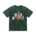 Amiri Lion Green T-Shirt Without Collar