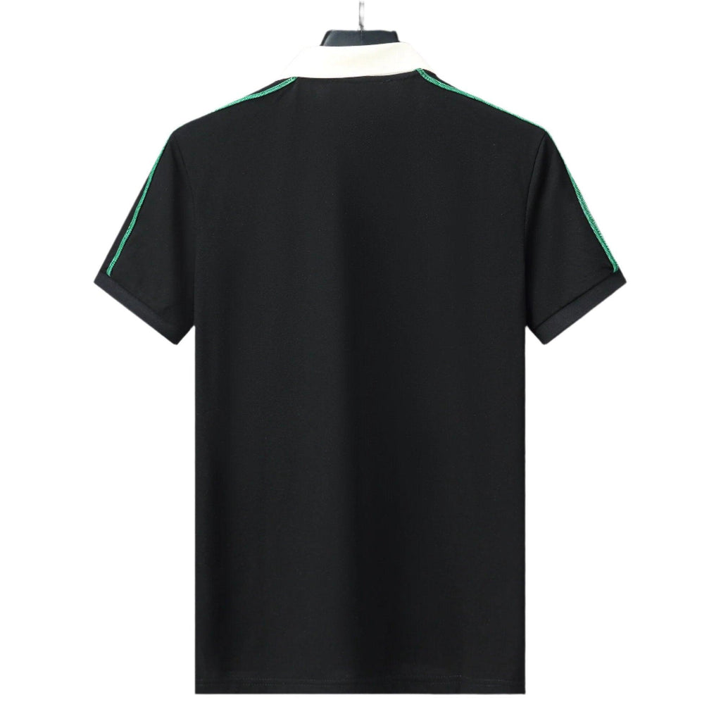 Gucci Black T-shirt with a collar