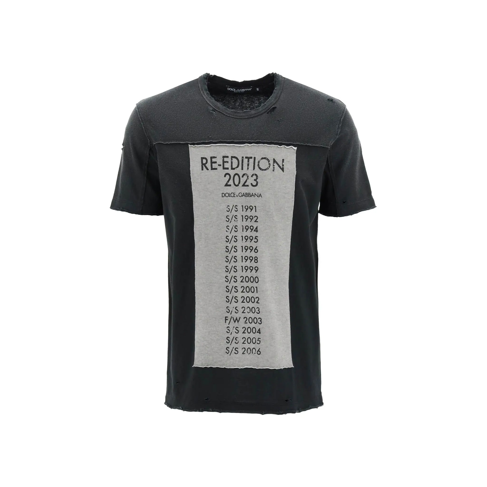 Dolce & Gabbana Printed Cotton T Shirt