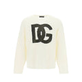 Dolce & Gabbana Linen Logo Sweater