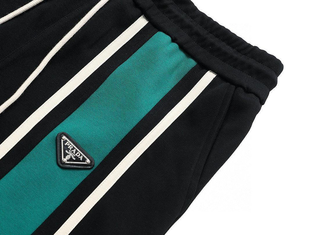 Prada Long Pant 'Black/Green'
