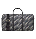 Dior Men Lingot 50 Bag Beige and Black Dior Oblique Jacquard
