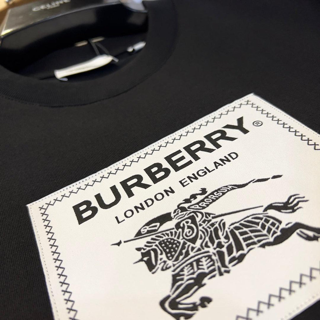 Burberry T-Shirt Without Collar 'Black'