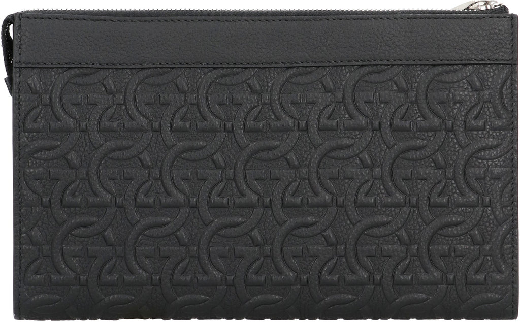 Ferragamo Travel Document Holder with Gancini Hook - 25 CM