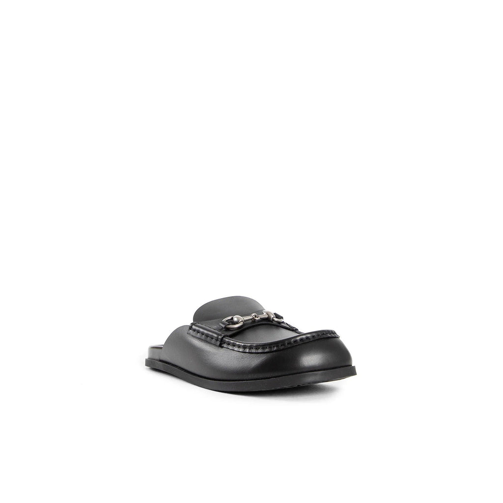 Gucci Horsebit Leather Mules