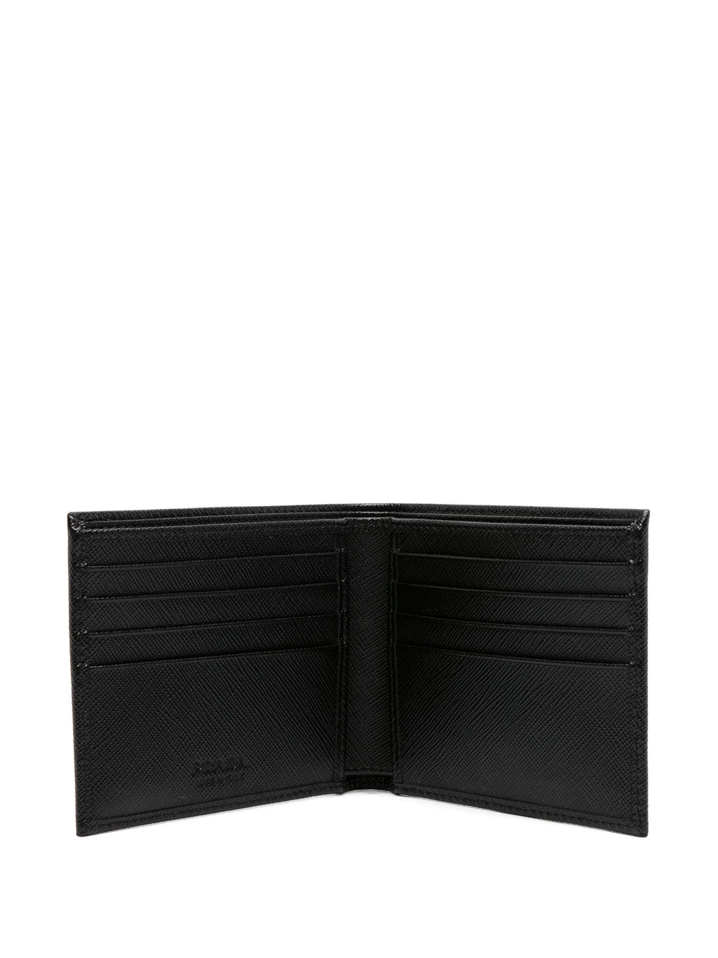 PRADA Mini Saffiano Logo Wallet