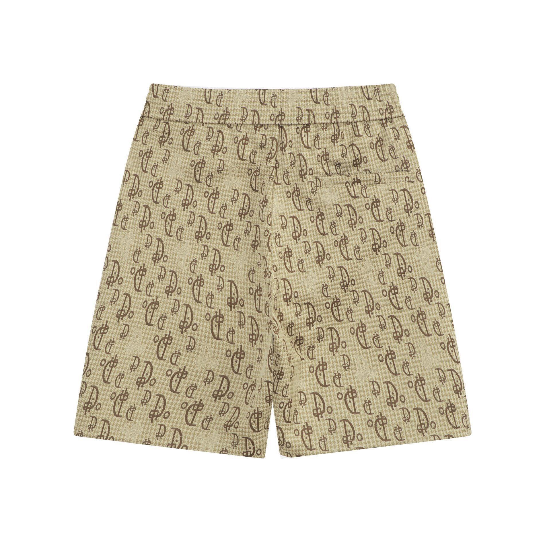 Dior Knit Basketball Shorts 'Beige'