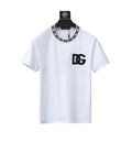 Dolce & Gabbana T-Shirt Without Collar 'White & Black'