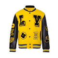 Louis Vuitton Black & Yellow Varsity Jacket