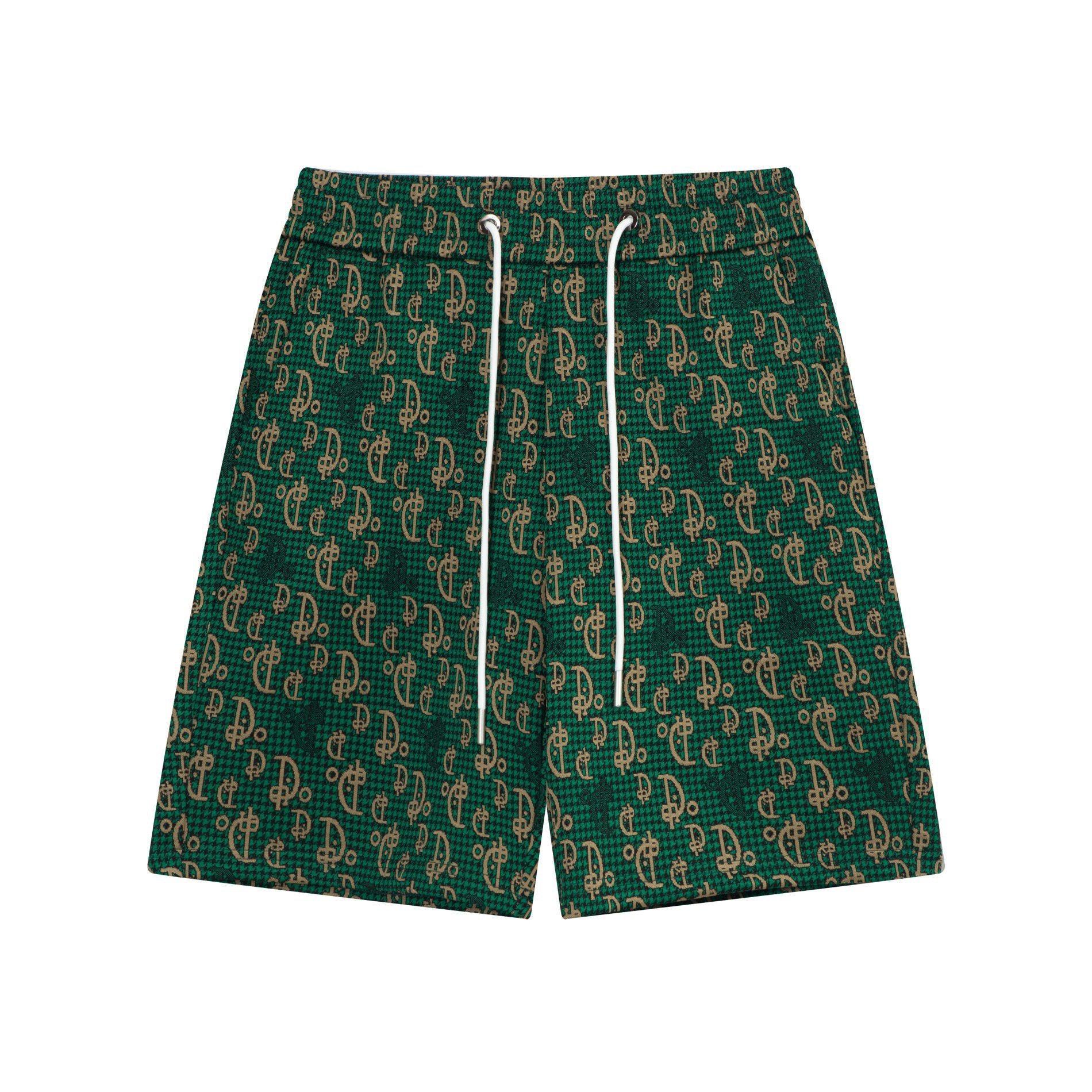 Dior Knit Basketball Shorts 'Green'