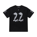 Amiri 22 Black T-Shirt Without Collar