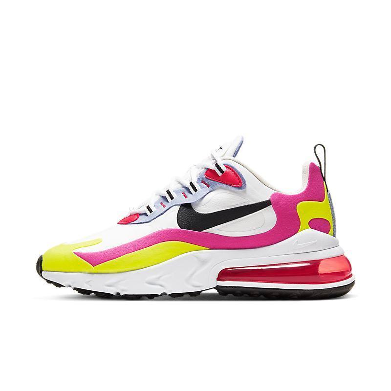 Nike Air Max 270 React 'White Pink Yellow'