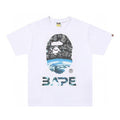 Bathing Ape White T-Shirt without Collar
