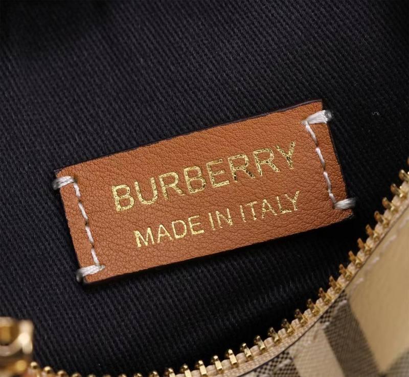 Burberry Mini Check Bowling Bag