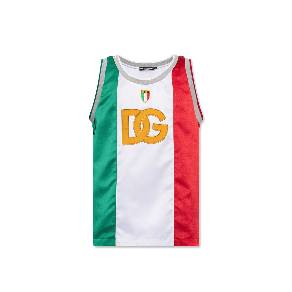 Dolce & Gabbana Satin Tank T Shirt