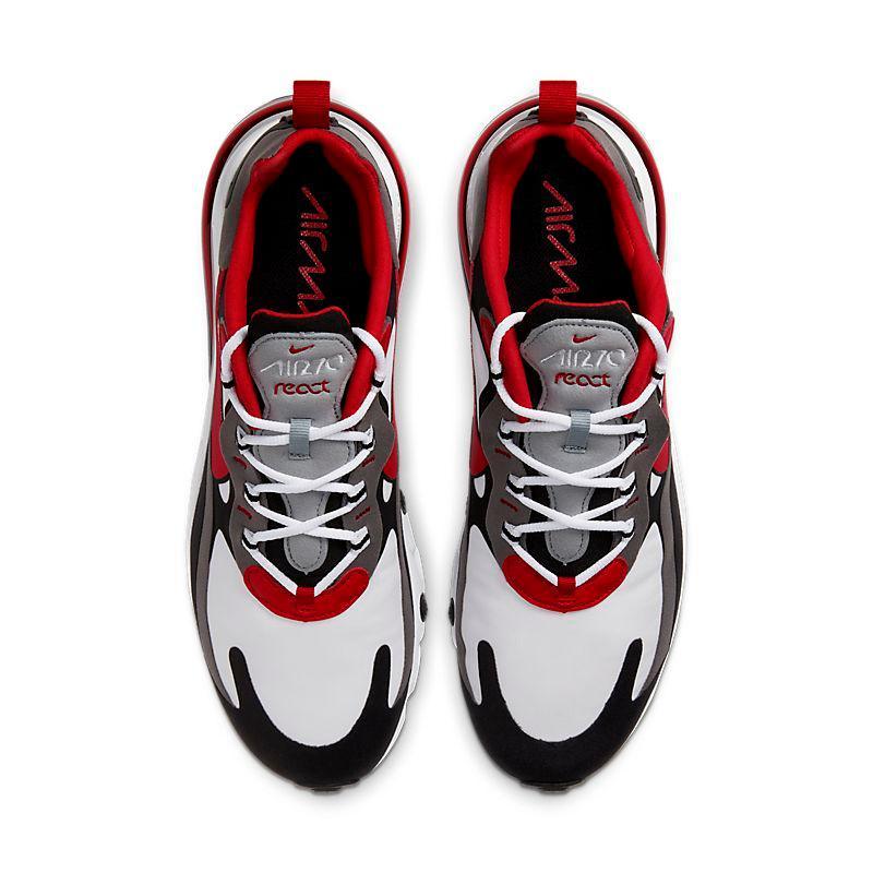 Nike Air Max 270 React 'Black Iron Grey University Red'