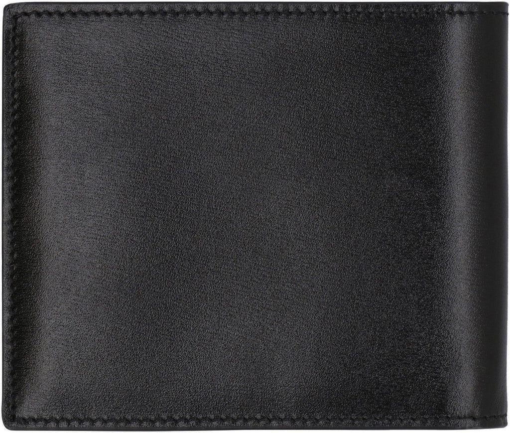 SAINT LAURENT Mini East/West Leather Wallet