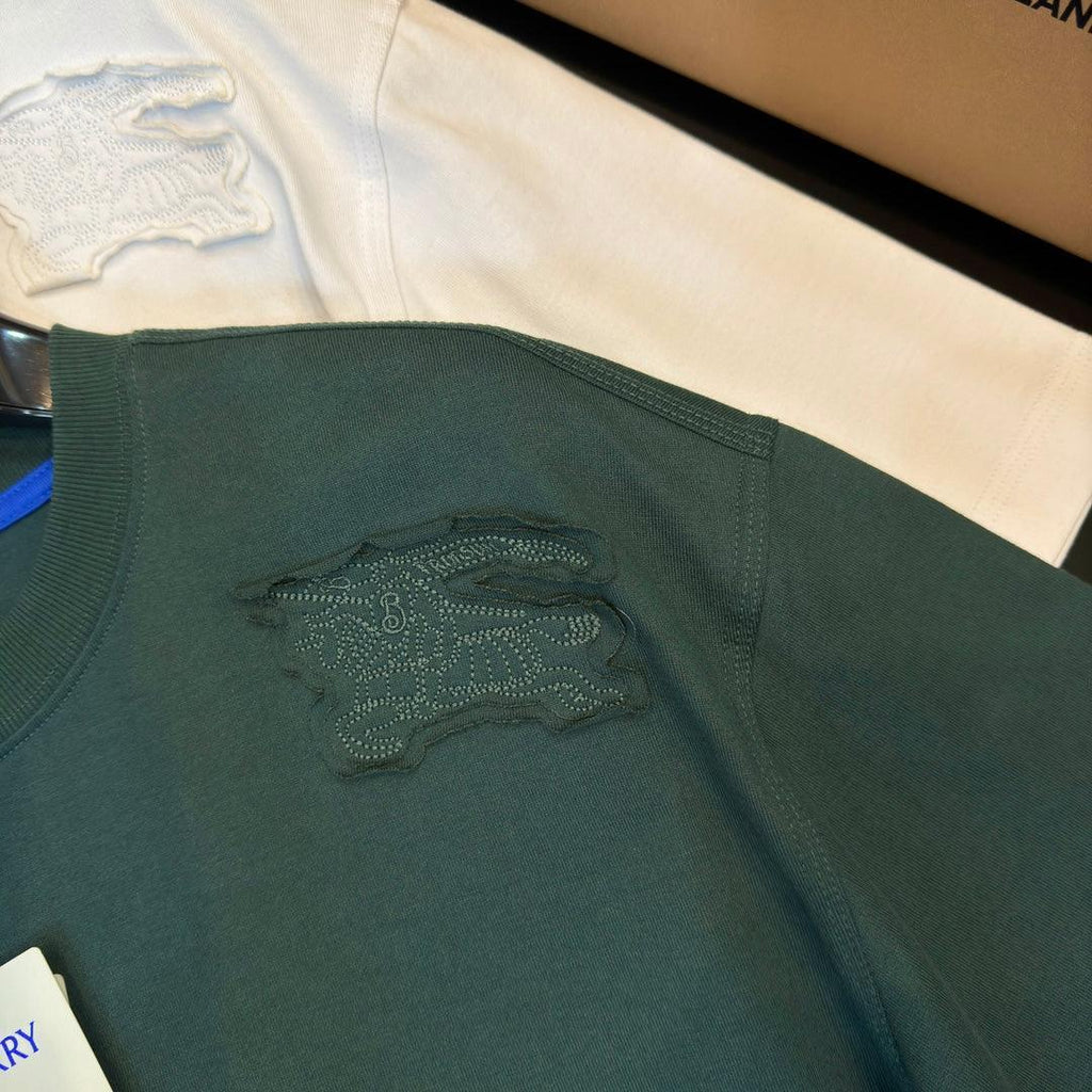 Burberry T-Shirt Without Collar 'Green'