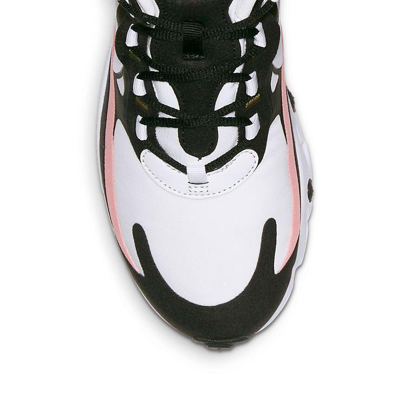 Nike Air Max 270 React 'Black White Bleached Coral'