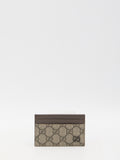 GUCCI Bicolor Mini GG Card Holder 11x7cm