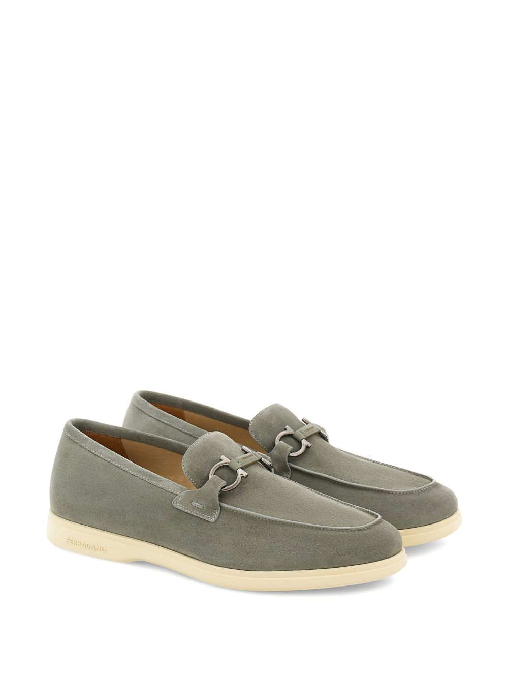 Ferragamo Men's Suede Cosimo Loafers