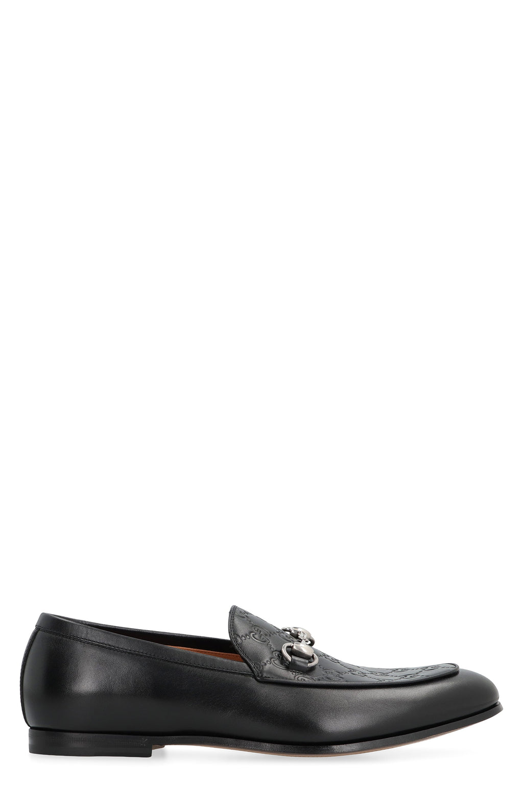 GUCCI Men's Classic Leather Loafers with Metal Bit