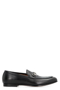 GUCCI Men's Classic Leather Loafers with Metal Bit