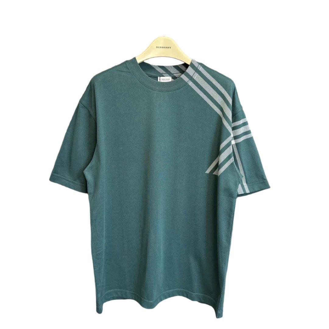 Burberry T-Shirt Without Collar 'Green'