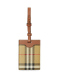 BURBERRY Mini Equestrian Knight Leather Cardholder