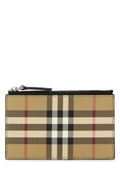 BURBERRY Mini Printed Canvas Card Holder for Men