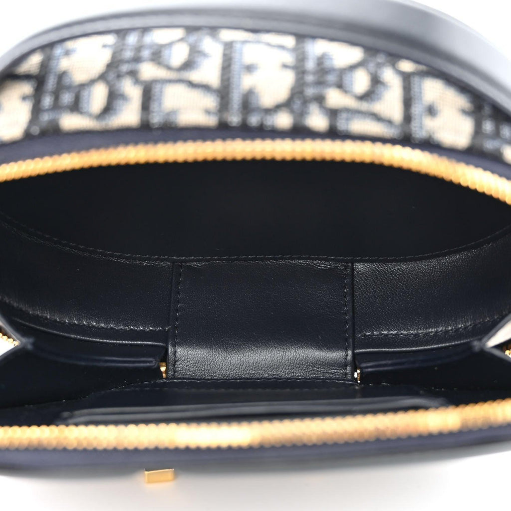 Christian Dior Signature Oval Camera Bag Calfskin with Embossed CD Signature