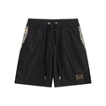Burberry Men's Striped Cotton Knit Basketball Shorts 'Black'