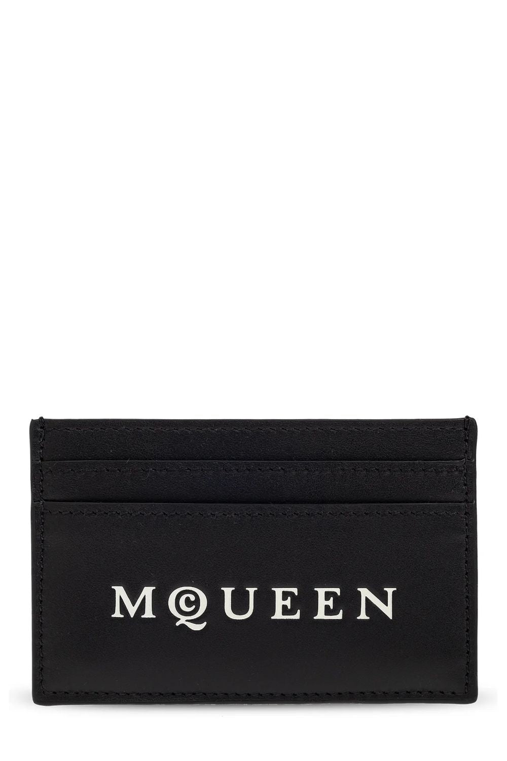 ALEXANDER MCQUEEN Mini Card Case with Logo Print