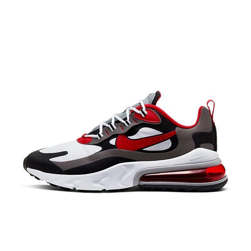 Nike Air Max 270 React 'Black Iron Grey University Red'