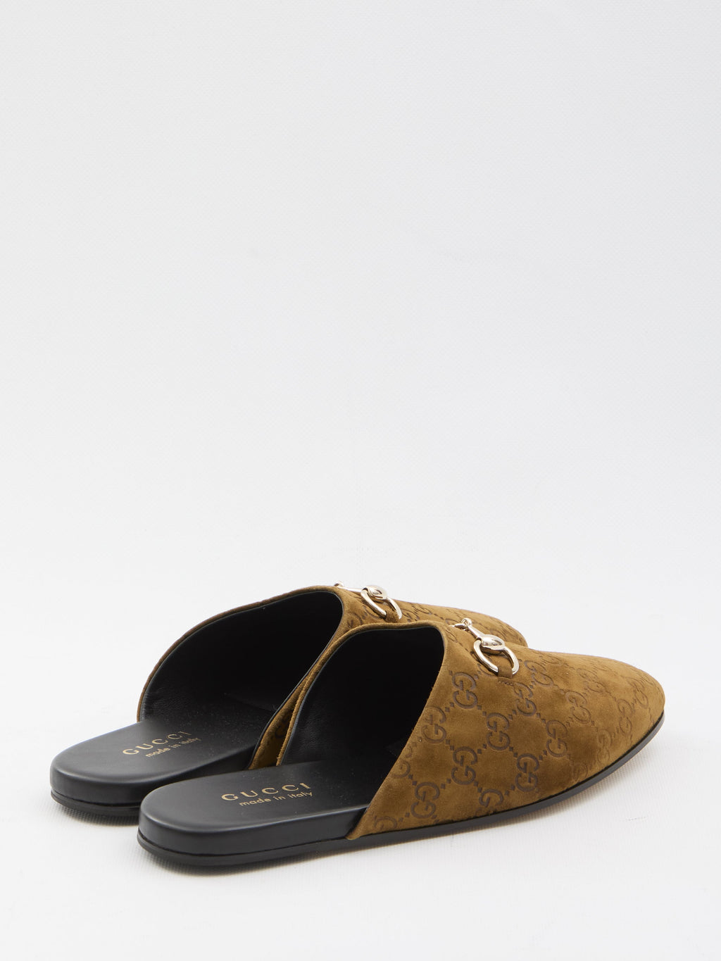 GUCCI Flat Suede Slippers for Men