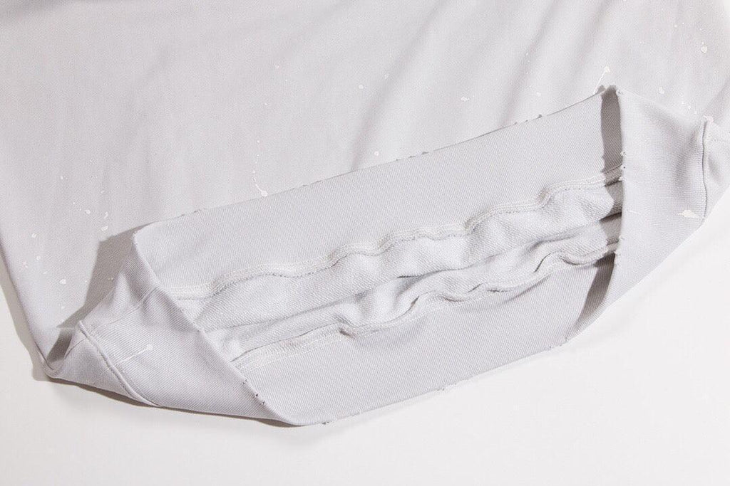 Balenciaga logo-print detail hoodie – White