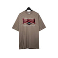 Balenciaga Brown T-Shirt Without Collar