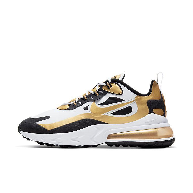 Nike Air Max 270 React 'White Metallic Gold'