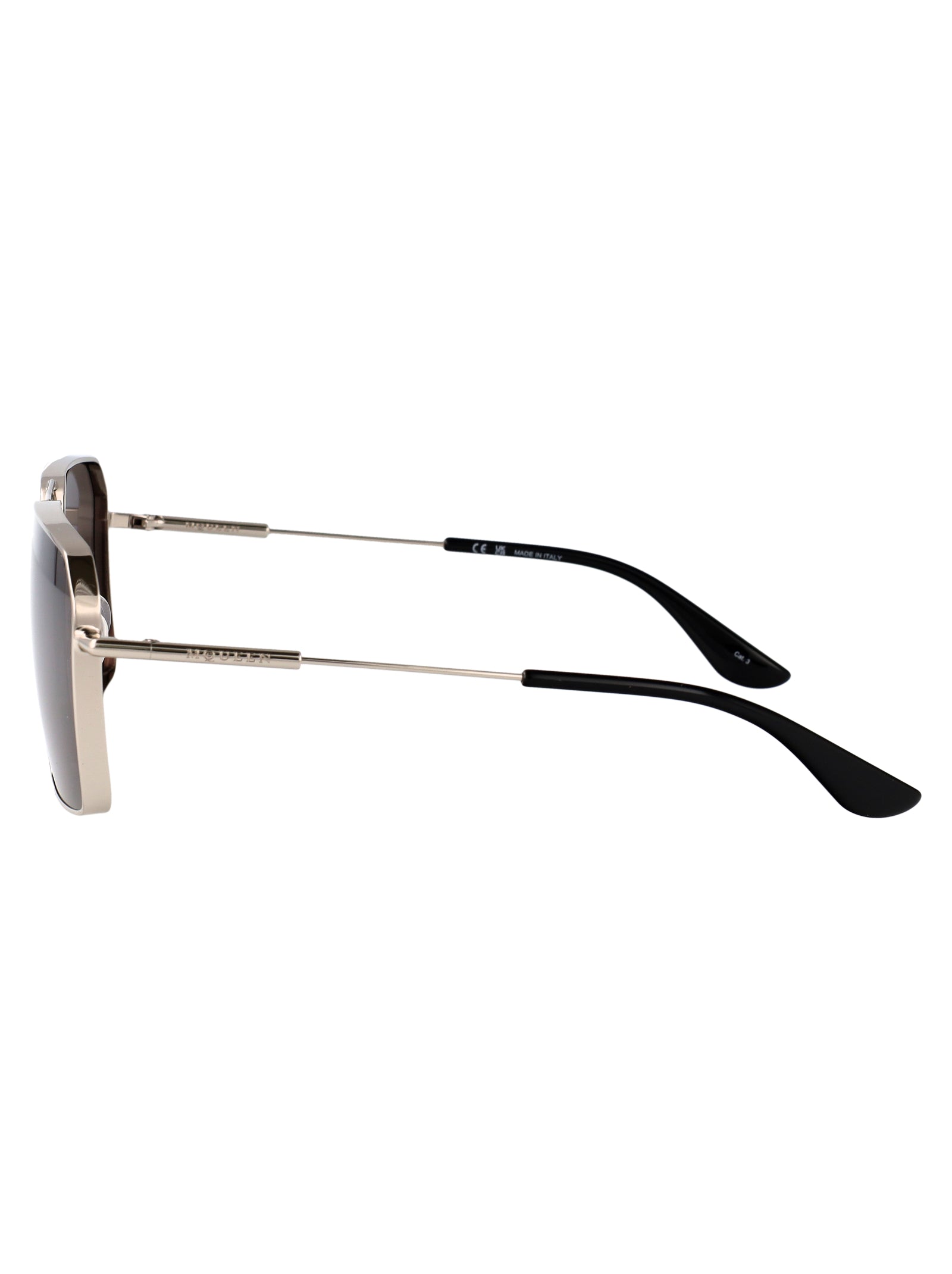 ALEXANDER MCQUEEN Men's Mini Metal Fashion Sunglasses