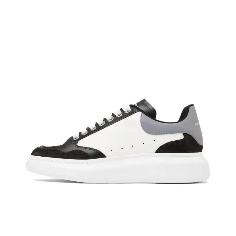 Alexander McQueen Colour-Block Low-Top Sneakers 'White Grey Black'