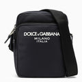 Dolce & Gabbana Blue Messenger Bag In Nylon