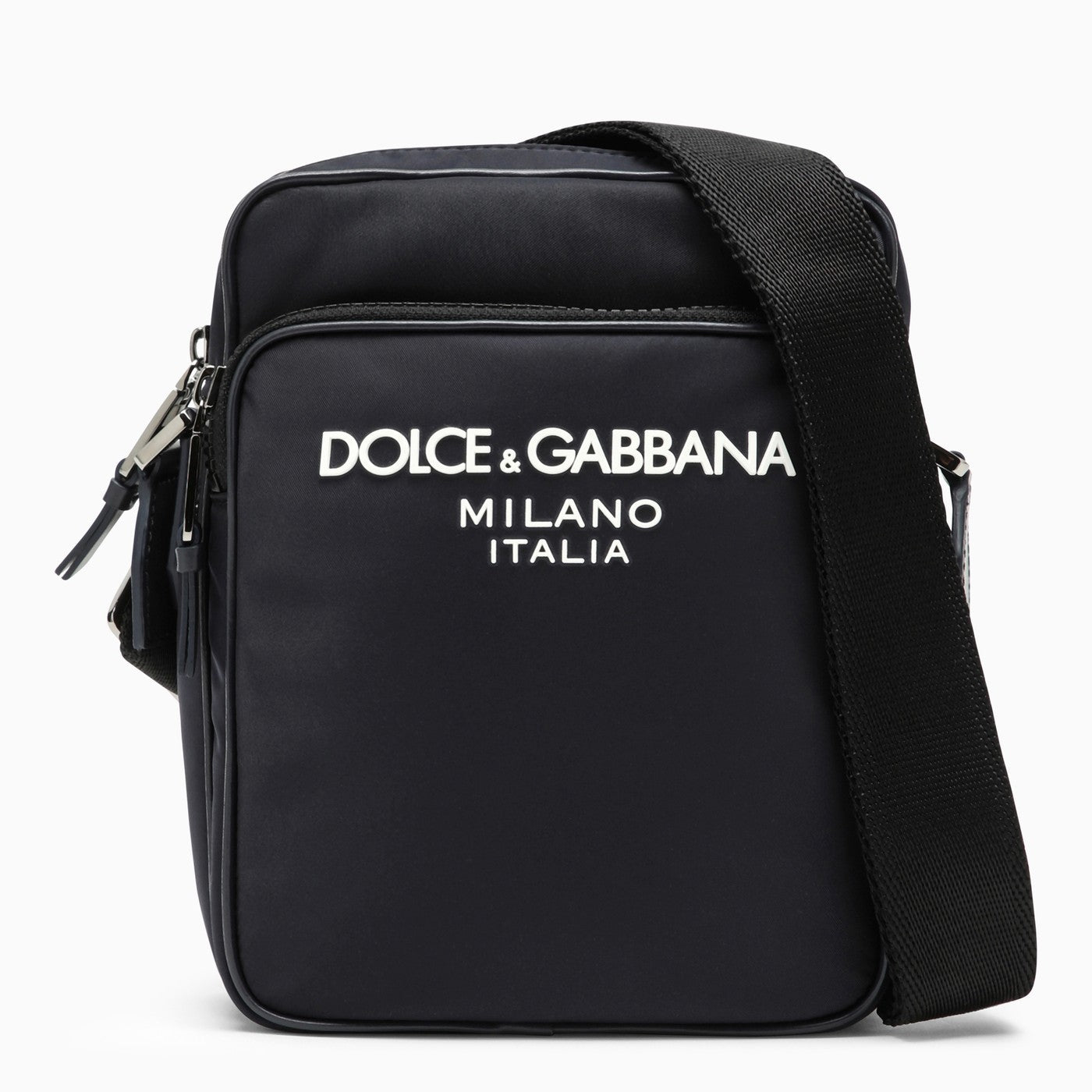 Dolce & Gabbana Blue Messenger Bag In Nylon