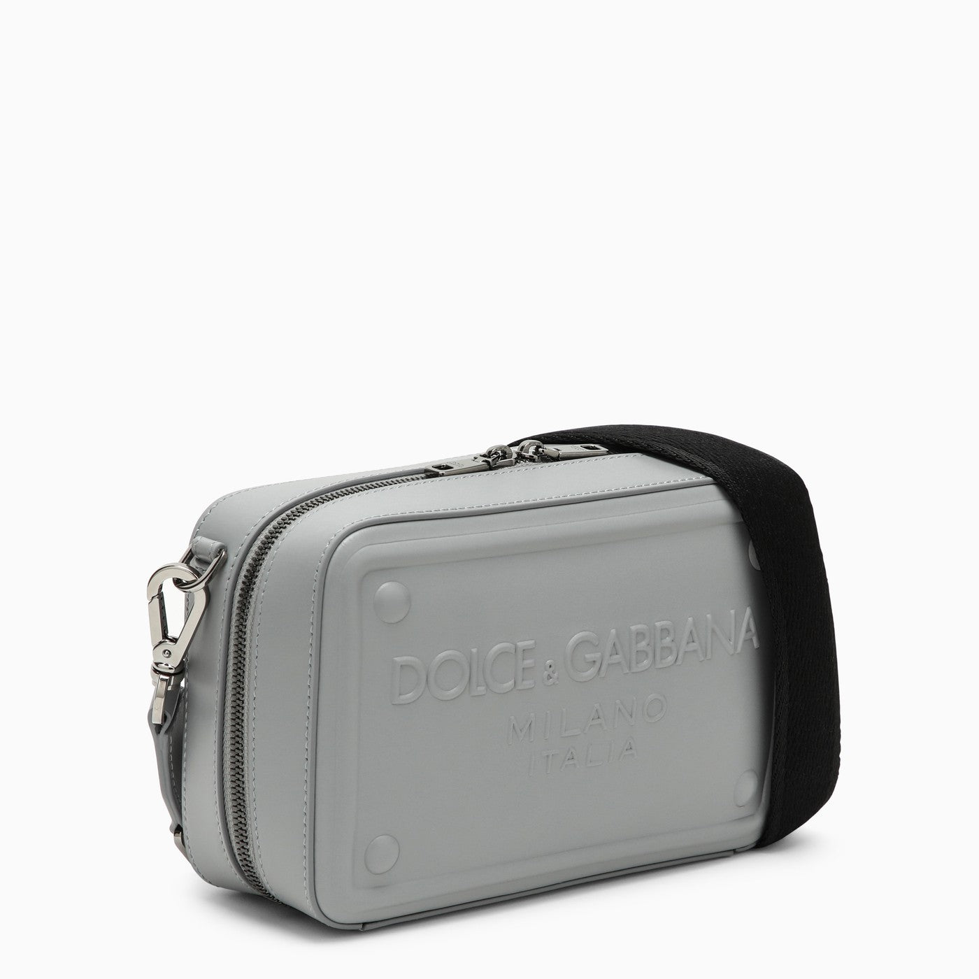 Dolce&Gabbana Grey Calfskin Shoulder Bag