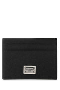 DOLCE & GABBANA Mini Calfskin Card Holder with Four Slots