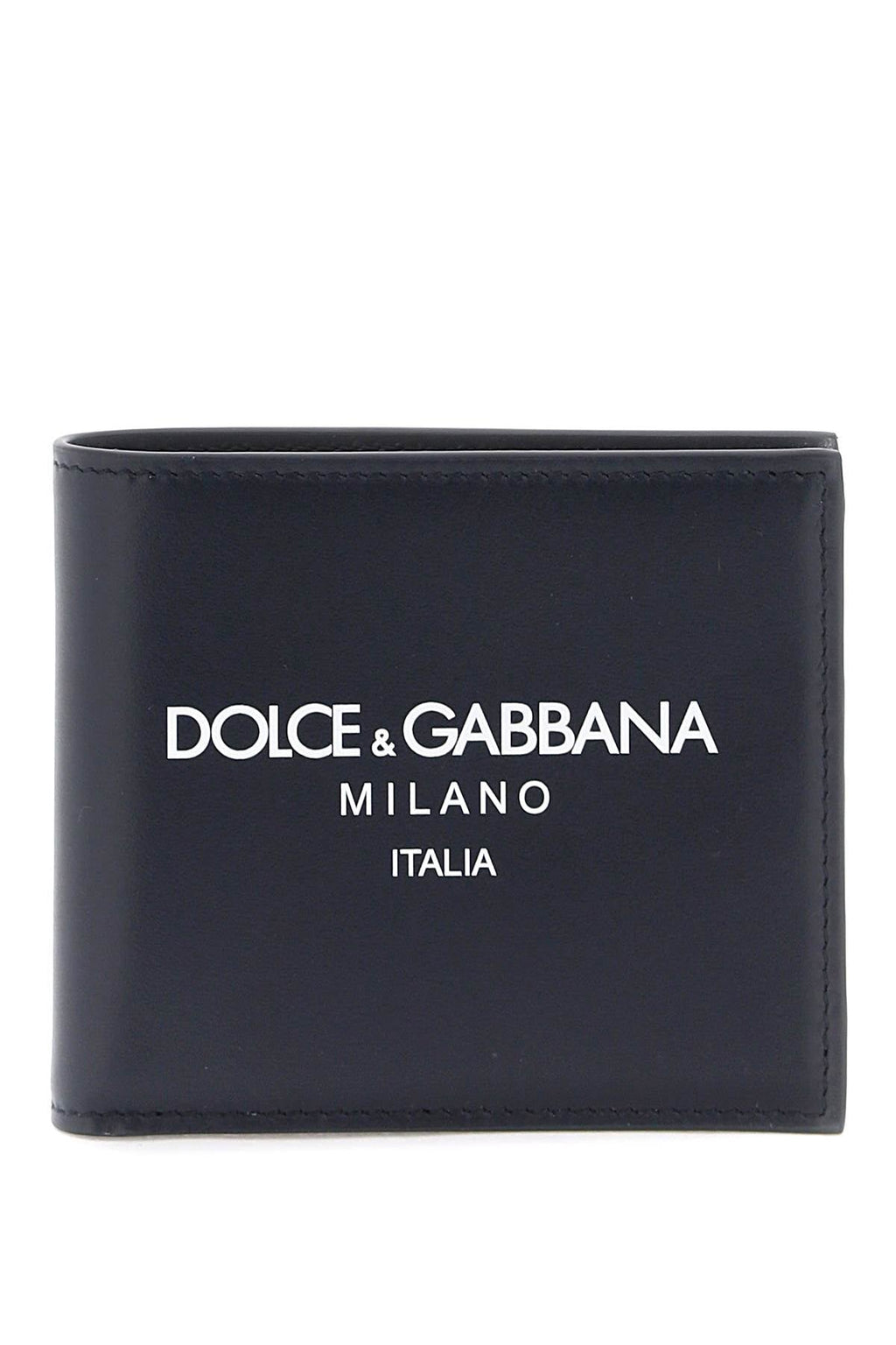 DOLCE & GABBANA Leather Mini Flap-Over Wallet