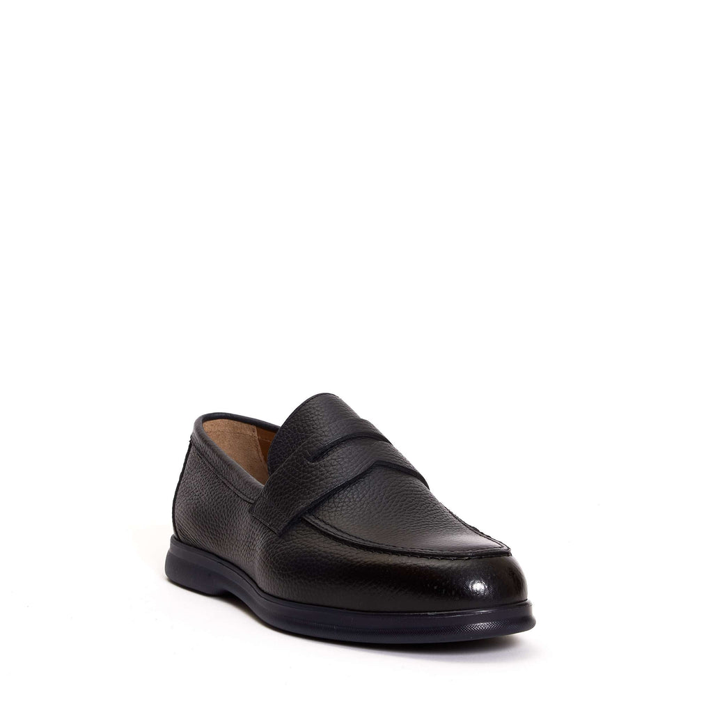 DOUCAL'S Moccasins with Hammered Texture
